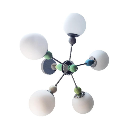Светильник Люмис 1041/5 CH 5х40W E27 d700 h325 хром