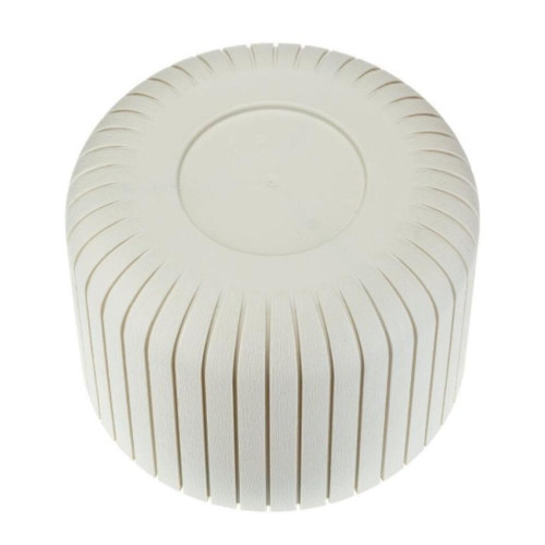 Горшок для цветов 8 л 25х20 см белый ротанг Idea Шато М 3039