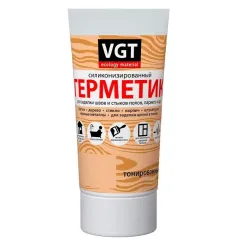Герметик силиконовый VGT для н/р в/р Сосна 0,16кг