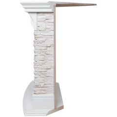 Камин электрический ATHENA CORNER GR STD/EUG/25*5 WT-511 + EVRIKA 25,5 S LED NT (EVR25.5)