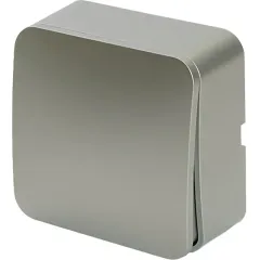 Выключатель О/У 1-кл STEKKER серебро MSW10-10-03 49295