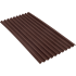 Ондулин СМАРТ коричневый 1950мм х 950мм (300л./под.)