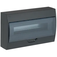 Бокс ЩРН-П-18 модуля навесной пластиковый черный IEK MKP12-N-18-41-К02 (1330857)