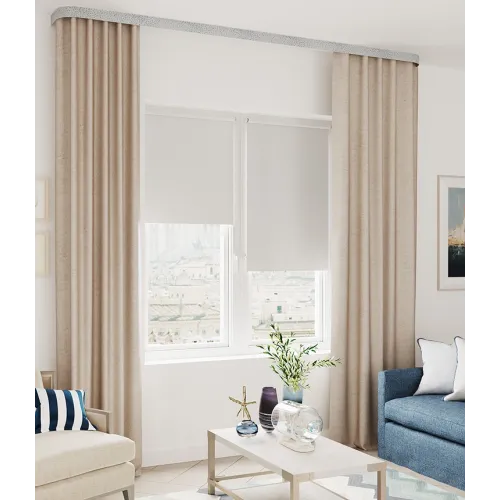 Рулонные жалюзи Мальта 42,5*175 цвет белый