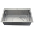 Мойка нерж. врезная GAPPO 72х46х21,5 см тол. 3 мм, сатин (сифон, коландер) GS7246