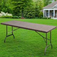 Мебель садовая Green Days Уют 180х75х74см, стол+4 стула, цвет коричневый (325689)