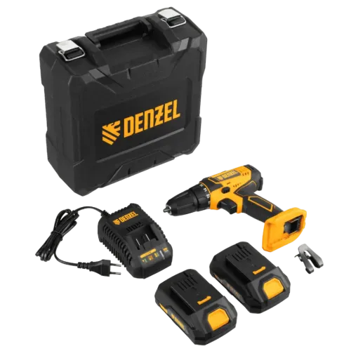 Шуруповерт DENZEL CDL-18-02BM (26116) (*15)