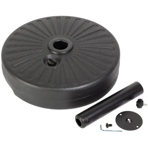 Зонт садовый 270*270см бежевый с подставкой 51*12*51см (502005)