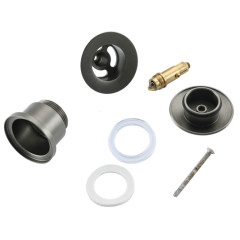 Донный клапан для раковины FRAP F62-9 оружейная сталь