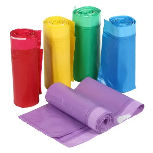 Пакеты для мусора Марья Искусница 60л 10шт, 5 рулонов цветные (508204)