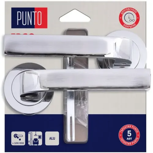 Ручки раздельные PUNTO LM/A R.TLK52.EVO/HD CP-8 хром (45567